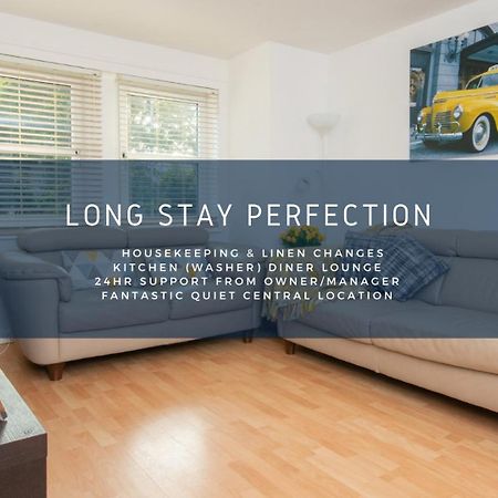 Dwellcome Home Ltd 2 Bedroom King & Double Central Apartment, Free Allocated Barrier Secured Parking Space At Rear Entrance & Fast Wifi, Ideal For Long Term Contractor, Corporate, Etc Stays, Regular Housekeeping Option - See Our Site For Assurance Aberdeen Ngoại thất bức ảnh